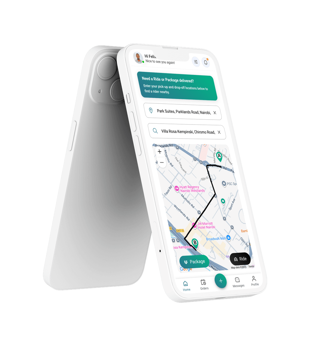 SafariBid App Mockup